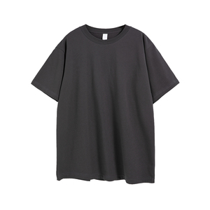 Camiseta Sólida de Algodón 100% de Manga Corta para Hombre, Tallas Grandes, Corte Entallado y Elegante, Ideal para Eventos Casuales o Formales - Product Image 1