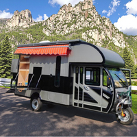 Camping-car électrique, mini-caravane, camping-car à trois roues, caravanes de voyage, chambre, cuisine, camping tout-terrain