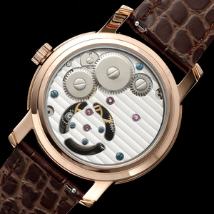 นาฬิกาข้อมือผู้ชาย ระบบออโตเมติก ตัวเรือนสแตนเลสสตีลสีโรสโกลด์ ดีไซน์คลาสสิกระดับไฮเอนด์ หน้าปัดแบบสเกเลตัน พร้อมกลไกตูร์บิญอง เหมาะสำหรับธุรกิจและการใช้งานทั่วไป - Product Image 5