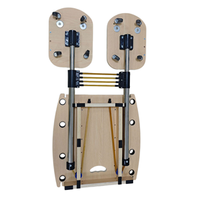New Multifunctional Portable Pilates Reformer Oak Pilates <b>Machine</b> Aerobic <b>Stretching</b> Exercise Yoga Bed - Product Image 3
