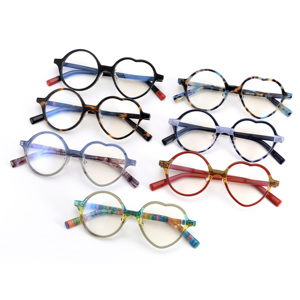 Của phụ nữ chất lượng cao hình trái tim Acetate kính khung màu in ấn thời trang trang trí ngoài trời Kính mắt mô hình động vật - Product Image 6