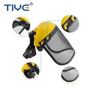 Casque pour utilisation avec une tronçonneuse, casque professionnel forestier, masque de sécurité pour tronçonneuse, taille-haie, élagueurs - Product Image 4