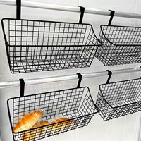Étagère murale en fil d'acier au carbone à 5 niveaux, design moderne, pour présentation de pain, avec porte-étiquettes et bacs de rangement organisés