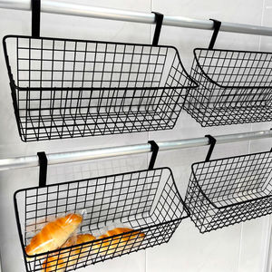 Étagère murale en fil d'acier au carbone à 5 niveaux, design moderne, pour présentation de pain, avec porte-étiquettes et bacs de rangement organisés - Product Image 2