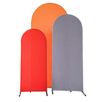Fond de fête ensemble fond arc de fer couverture mariage élastique arc couverture