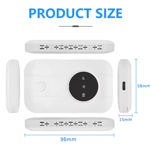 Routeur MiFi de poche 150 Mbps avec emplacement pour carte SIM, routeur WiFi mobile sans fil, pare-feu, application extérieure - Product Image 5