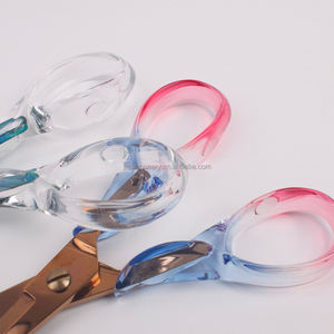 Forbici elettrolitiche di lusso in acrilico forbici per taglio di carta cucito sartoriale ricamo casa/ufficio cancelleria forniture - Product Image 4