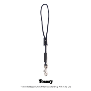 Guinzaglio per cani Yommy Pet, corda in nylon da 120 cm con clip in metallo - Product Image 3