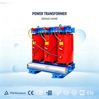 Transformateur de puissance triphasé symétrique de type sec 50 kVA 6,6 kV 10 kV 440 V à enroulement en cuivre 50/60 Hz pour applications de commutation
