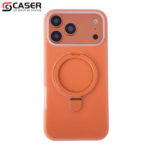 Funda Magnética Antigolpes de Silicona Líquida con Soporte, Tacto Suave y Colores Caramelo para iPhone 17/16/15/<span class=keywords><strong>14</strong></span> - Product Image 1