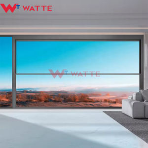 <span class=keywords><strong>Prix</strong></span> d'usine moderne, fenêtres électriques coulissantes verticales rétractables en alliage d'aluminium, fenêtres en verre pour balcon, système de lève-vitre automatique - Product Image 5