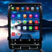 Lecteur multimédia vertical Android 13 Tesla de 15,1 pouces pour Toyota Land Cruiser 2008-2015, CarPlay sans fil, Android Auto, GPS