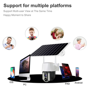 Cámara de Seguridad Inalámbrica para Exteriores VC3 WIFI 4G .mp 4g 7.5w con Panel Solar, Compatible con Tarjeta SIM, Aplicación <span class=keywords><strong>V380</strong></span> <span class=keywords><strong>Pro</strong></span> - Product Image 3