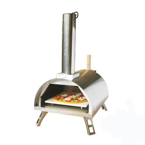 Ad alta capacità BARBECUE in acciaio inox commerciale <span class=keywords><strong>forno</strong></span> per la pizza fuoco della <span class=keywords><strong>pietra</strong></span> - Product Image 1