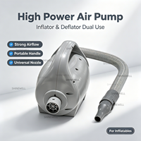 Pompes à air SHINEWELL en gros d'usine – Mini pompe à air électrique 600W/2400W pour châteaux gonflables, balles, jeux aquatiques ou ballons hermétiques
