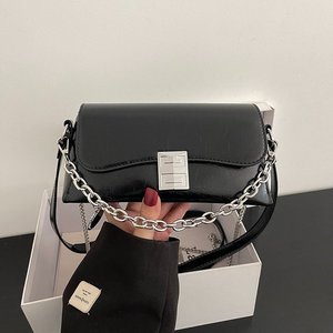 Niche argent petit sac de luxe haut de gamme femmes nouvelle chaîne populaire bandoulière mode populaire petit sac à bandoulière carré populaire - Product Image 6