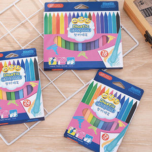 Keasカスタムマルチカラークレヨン12色ノンスティックキッズアート洗えるクレヨンお手入れが簡単塗装プラスチッククレヨンセット - Product Image 2