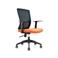 Chaise de bureau ergonomique en maille, réglage de la hauteur de 10 cm, inclinaison à bascule de 20 degrés, styles multiples pour le personnel de bureau