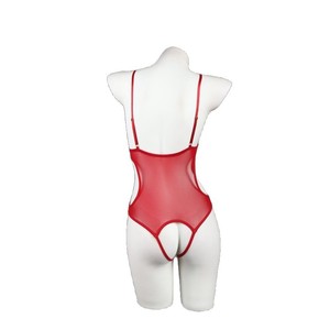 Lingerie sexy pour femme, body en dentelle et résille, push-up, transparent, avec armatures, vêtement de nuit - Product Image 4
