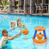 Panier de basket gonflable Marazual pour piscine, jouet aquatique flottant pour piscine et plage