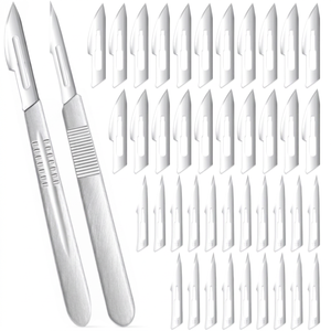 Ensemble de scalpels chirurgicaux avec lames en acier inoxydable pour une coupe et une dissection précises, kit d'instruments manuels - Product Image 2