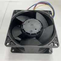 AVC 80x80x38mm DC Axial Flow Cooling Fan 15000RPM Haute Vitesse avec Contrôleur PWM Étanche IP68 12V DC Fans