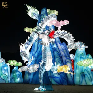 GO-79เทศกาลโคมไฟมังกรจีนสัตว์สำหรับขาย