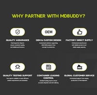 MDBuddy CPU portabel + besi + baja karbon Kettlebell bebas bobot dengan pegangan nyaman desain portabel untuk latihan lengan