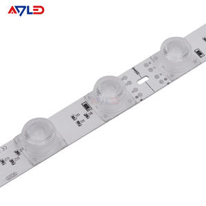 SMD Edgelit <b>led</b> bar with Asymmetric Lens RGB <b>LED</b> Bar Aluminum Board 25mm Solid Base Metal Core PCB Board For Linear Light Box - Product Image 1