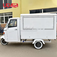 Camion-bar mobile, mini-tricycles électriques, camions de restauration, chariot à bière, vélo, fourgon pour mariage, fête, trois roues, distributeur de champagne