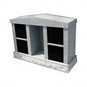 UNION Marble American Modern Design Roof Top Single Outer Door Niche Columbarium with 12" X 12" X 12" Sizes for Cemetery Use - Product Image 2