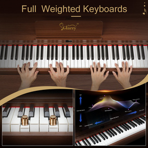 Piano Digital Glarry de 88 Teclas con Teclado Contrapesado, Cuerpo de Madera de Tamaño Completo con Soporte de Metal, Instrumento Musical Profesional - Product Image 4