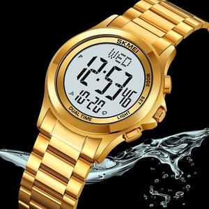 SKMEI 2271 Người Đàn Ông Của Đồng Hồ Thương Hiệu Hàng Đầu Điện Tử Sang Trọng LED Kỹ Thuật Số Người Đàn Ông Ngoài Trời 30M Không Thấm Nước Thời Gian Hiển Thị Báo Động Chronograph Đồng Hồ - Product Image 6