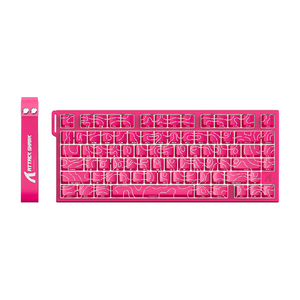 "Teclado mecánico para juegos con interruptor magnético R82HE 8KHz-256KHz 0.005RT 75% Diseño RGB Baja latencia Hot Swap Attack Shark" - Product Image 1