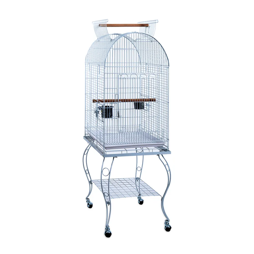 Nouveau perroquet suspendu cage à oiseaux en acier inoxydable cage d'élevage de pigeons