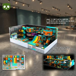 Équipement de terrain de jeu intérieur, piscine à balles, toboggan en spirale, usage commercial, centre de jeux souple en métal/plastique/vinyle, capacité 100-500 kg pour - Product Image 3