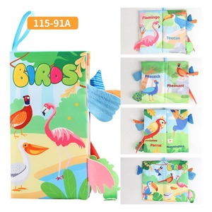 <span class=keywords><strong>Libro</strong></span> de imágenes de tela para bebé 2025 XR con bosque oceánico y libros de tela de cola de animales juguete educativo de aprendizaje - Product Image 2