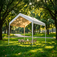 Abri de voiture pliable moderne multi-tailles (4x8m, 5x6m) robuste, coupe-vent et anti-UV, pour extérieur, type garage ou abri de stationnement