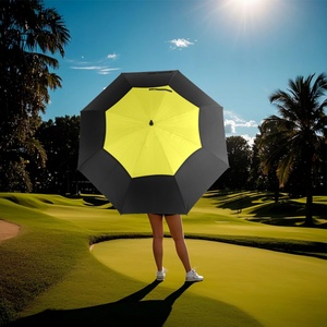 <b>Windproof</b> Design 8 air Hole Double Layer Large Size <b>Umbrella</b> with Riser Vent Wind Protected Golf <b>Umbrella</b> in Golf Event - Product Image 6