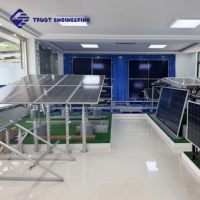 Sistem Panel Surya PV Pabrik OEM, Kit Atap, Braket Pemasangan, Struktur Rel Aluminium