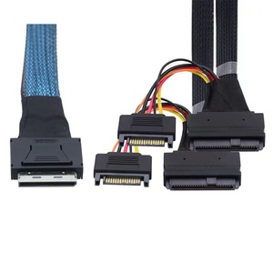 MCIO 8I 74P auf 2 SFF 8639 mit SATA 15-Pin-Anschlusskabel für Computer, 0,5 m - Product Image 4