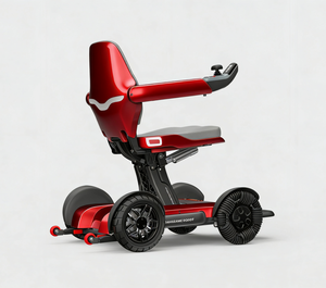 Fauteuils roulants pliables portables à commande à distance sans fil, à une seule touche, pour les voyages - Product Image 6