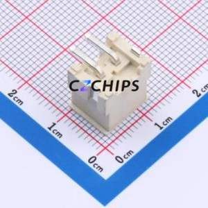 W396113K-2PW2411 Wire-to-Board Pin Header SMD,P=3.96mm Connector 1x2P 3.96mm Vertical Mount VH - Product Image 2