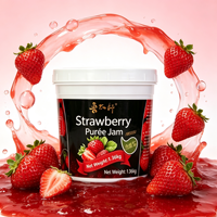 Lotlong Fabricant Professionnel Concentré de confiture de fraises véritable sans colorant artificiel 1,36 kg Durée de conservation de 9 mois