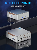 Mini PC DDR4 16GB+512GB Microcomputadora Windows 11 Gráficos 750MHz Intel Alder Lake N100 para Gaming MiniPC