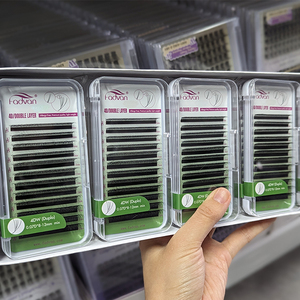 W hình dạng lông mi mở rộng 3D 4D 5D thoải mái khối lượng mới W Lash mở rộng 6D Lông mi giả tự nhiên YY người hâm mộ W phong cách lông mi - Product Image 1