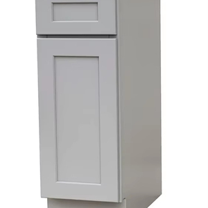 Entrepôts américains Ensemble d'armoires de cuisine modernes modulaires en <span class=keywords><strong>MDF</strong></span> laqué prêt à assembler avec comptoir en résine pour cave à vin et salle à manger - Product Image 1