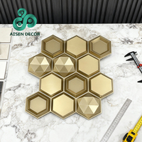 Paneles de Pared 3D de PVC Fáciles de Limpiar AISEN, Decoración de Interiores, Revestimiento de Pared 3D para Dormitorio, Escuela, Cocina, Salón, Hotel, Impermeable