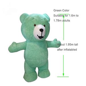 Oso inflable <span class=keywords><strong>de</strong></span> dibujos animados mascota oso ropa adulto mascota traje <span class=keywords><strong>de</strong></span> muñeca - Product Image 1
