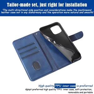 Étui à rabat en cuir pour <span class=keywords><strong>iPhone</strong></span> <span class=keywords><strong>11</strong></span> 12 13 14 15 16 Pro Max - Product Image 6